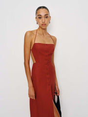 Reformation Manon Dress - Sundried Tomato