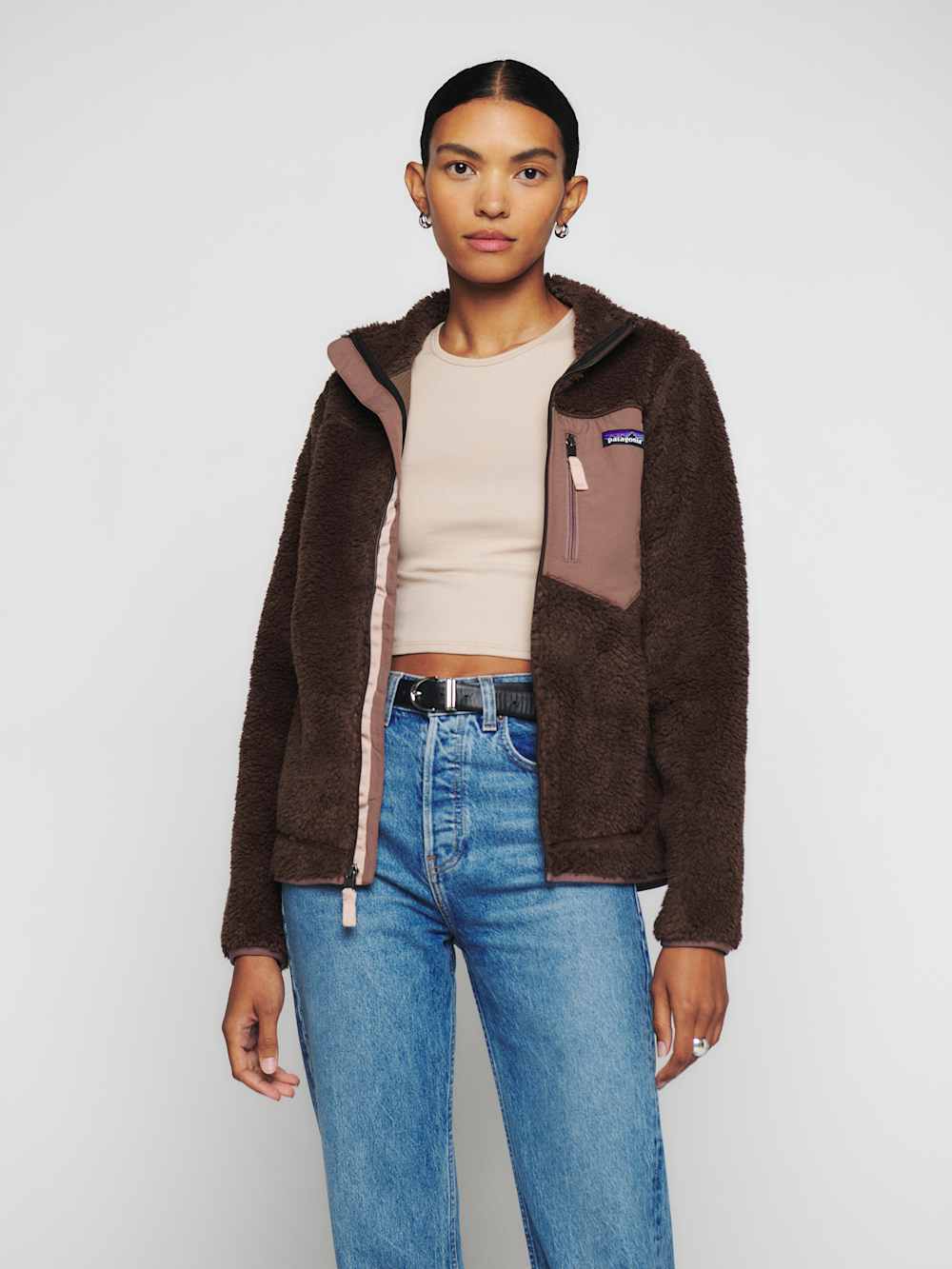 Reformation Patagonia Classic Retro X-jacket - Cone Brown