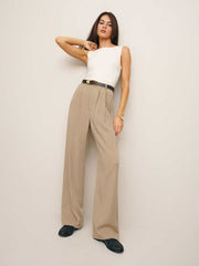 Reformation Petites Mason Pant - Khaki