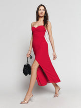 Reformation Kourtney Dress - Cherry