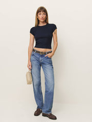 Reformation Muse Tee - Midnight