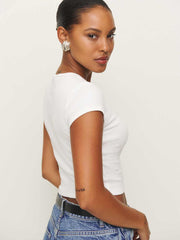 Reformation Muse Tee - White