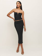 Reformation Iris Knit Skirt - Black