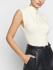 Reformation Lindy Knit Top - Ivory