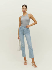 Reformation Tasha Tank - Heather Grey