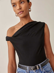 Reformation Cello Knit Top - Black