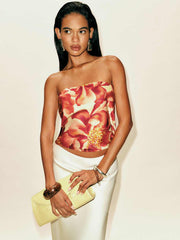 Reformation Spritz Silk Top - Summer Day