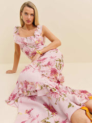 Reformation Tripoli Dress - Chrysanthemum