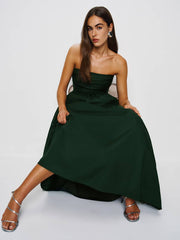 Reformation Kastoria Dress - Forest