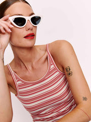 Reformation Calie Tank - Red Stripe
