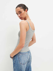 Reformation Calie Tank - Heather Grey