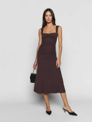 Reformation Suvi Knit Dress - Mole