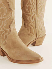 Reformation Olive Western Boot - Toasted Coconut