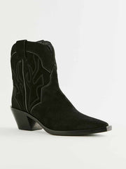 Reformation Otto Mini Western Boot - Black Black