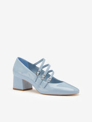 Reformation Mimi Buckle Pump - Mist Patent