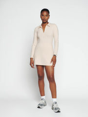 Reformation Desirae Ecostretch Dress - Almond
