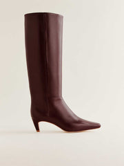 Reformation Remy Knee Boot - Ruby Leather