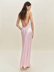 Reformation Jeany Silk Dress - Cherry Blossom