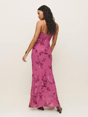 Reformation Fallon Dress - Hothouse Rose
