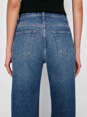 Reformation Val 90s Mid Rise Straight Jeans - Pelican