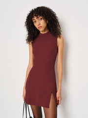 Reformation Skylar Knit Dress - Chianti