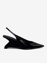Reformation Westlyn Closed Toe Wedge - Black Patent