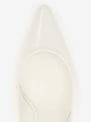 Reformation Westlyn Closed Toe Wedge - White Patent