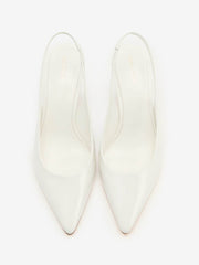 Reformation Westlyn Closed Toe Wedge - White Patent