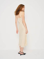 Reformation Emerick Dress - Salt And Pepper