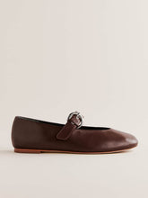 Reformation Bethany Ballet Flat - Chestnut Leather