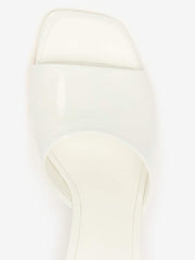 Reformation Enya Wedge Sandal - White Patent