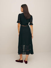 Reformation Woodson Dress - Black