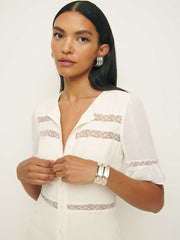 Reformation Woodson Dress - Ivory