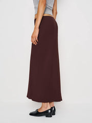 Reformation Layla Skirt - Mahogany