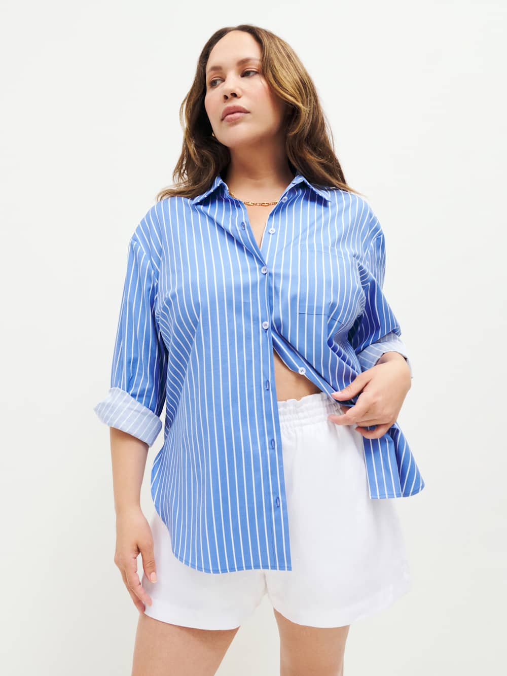 Reformation Mila Linen Short Es - White