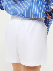 Reformation Mila Linen Short Es - White