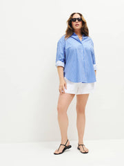 Reformation Mila Linen Short Es - White
