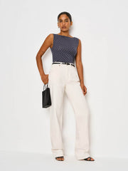 Reformation Dusk Knit Top - Dream Dot