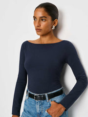 Reformation Wiley Knit Top - Midnight