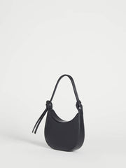 Reformation Mini Rosetta Shoulder Bag - Black Leather