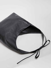 Reformation Oversized Vittoria Tote - Black Leather