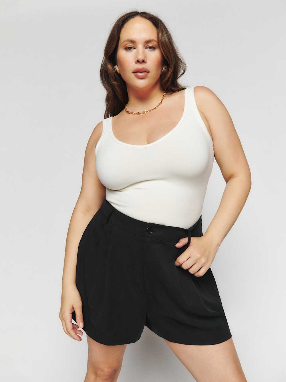 Reformation Mason Short Es - Black