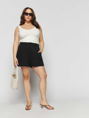 Reformation Mason Short Es - Black