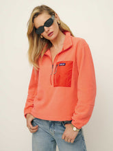 Reformation Patagonia W's Microdini Half-zip Pullover - Coho Coral