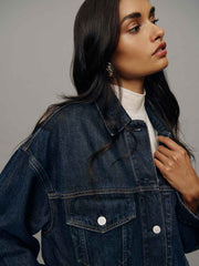 Reformation Brooks Oversized Denim Jacket - Mille