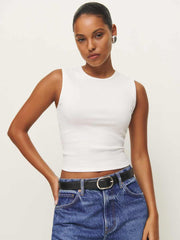 Reformation Ryland Tank - White