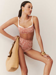 Reformation Medium Vittoria Tote Bag - Natural Raffia