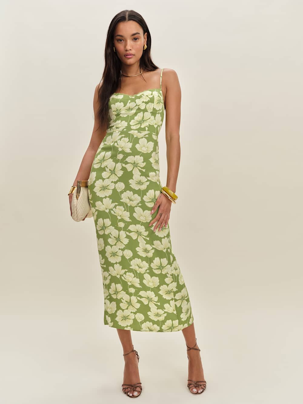 Reformation Pennington Dress - Lovebird
