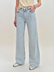 Reformation Cary Low Rise Slouchy Wide Leg Jeans - Cloquet