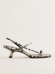 Reformation Serenity Bare Sandal - Roccia Snake